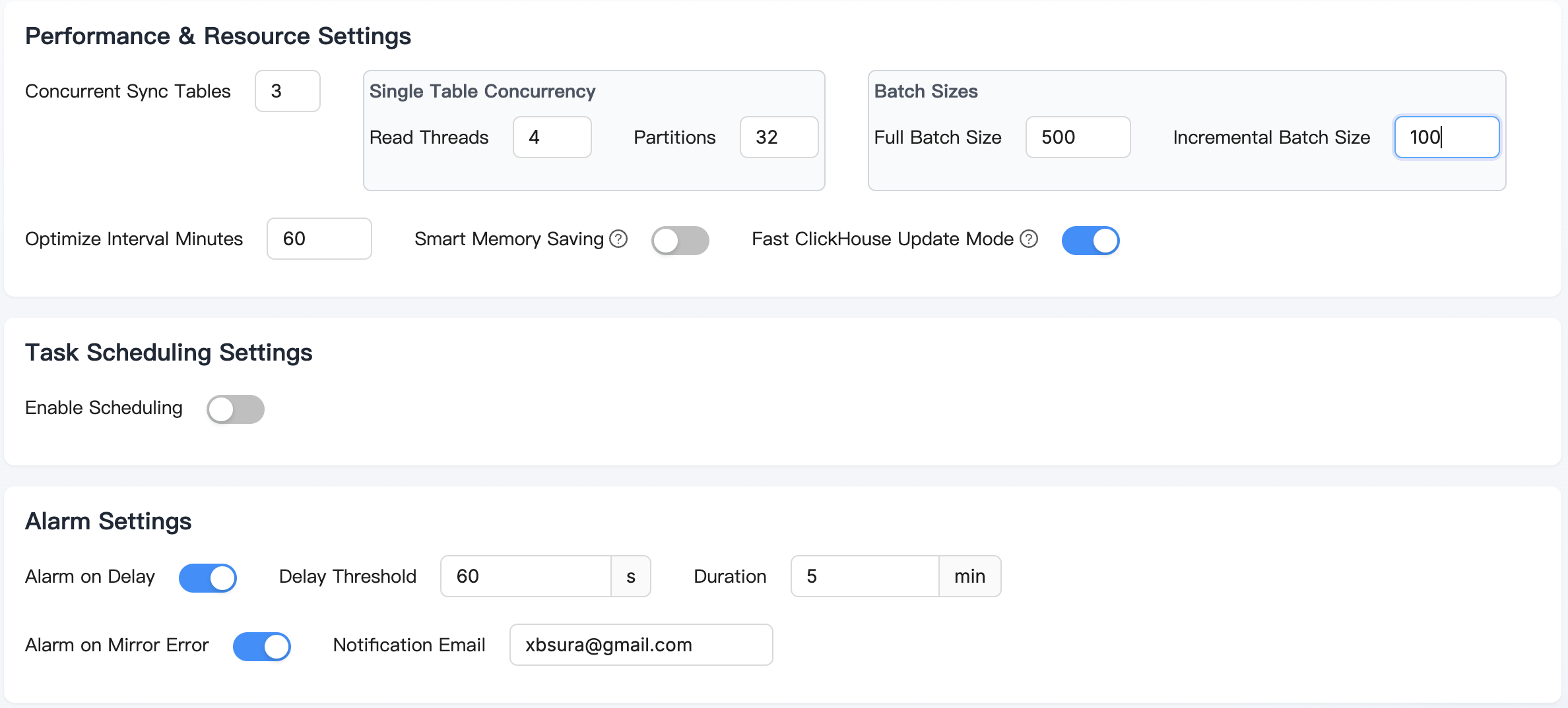 Comprehensive Database Support