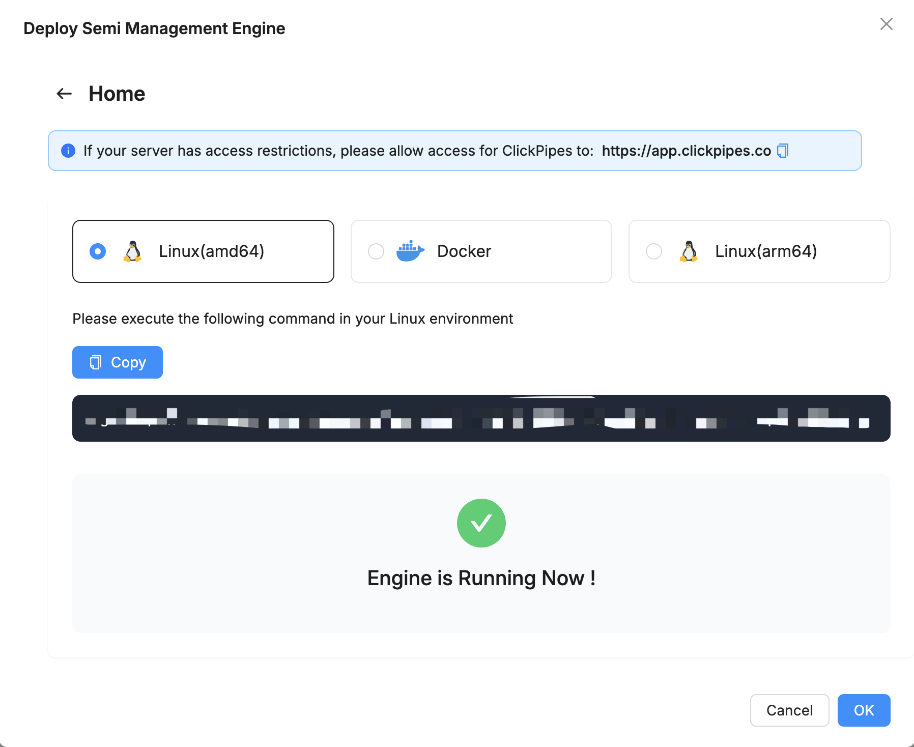 On-Premises Database Support